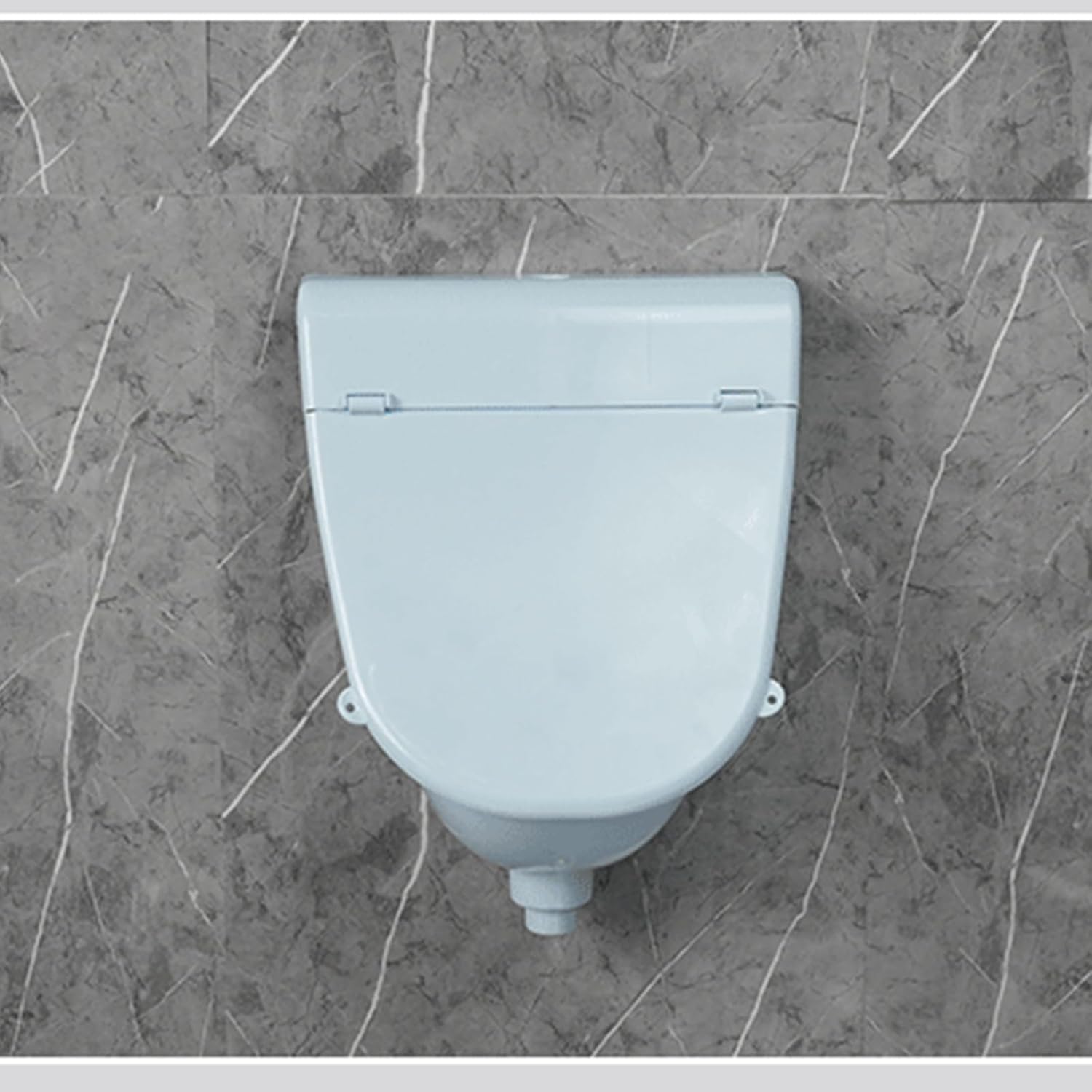 Plastic Urinals For Men,Bathroom Wall-Mounted Male Waterfree,Outdoor Toilet Urine Diverter, Waterless Urinals With Hose,for Bathroom,Garage,Basement,Backyard(Blue)