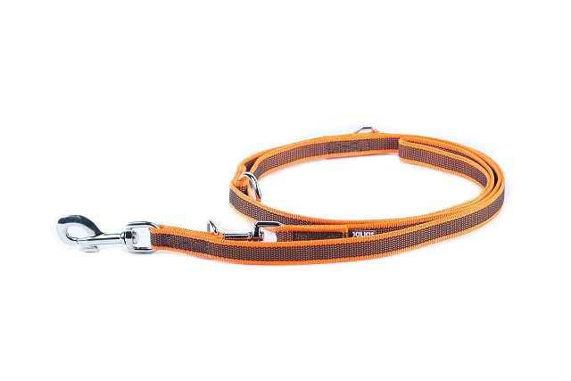 Correa Ajustable Color & Gray, 20 mm x 2,2 m, Naranja-Gris