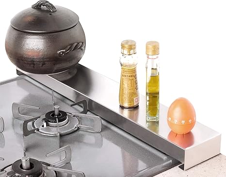 Amazon 排気口カバー コンロ奥カバー ランク Allステンレス制 耐荷重15kg ガスコンロ Ihクッキングヒーターに対応 排気口を油の汚れから守り 調味料ラック 飲食店愛用 65 10 5 5 5cm レンジカバー ガード オンライン通販