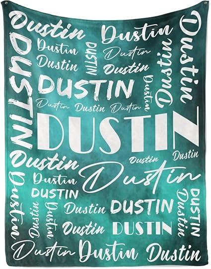Name Blanket Personalized Name Blanket Customized Blanket with Name Text for Adult Kid Birthday Christmas Mothers Fathers Valentines Day Gift