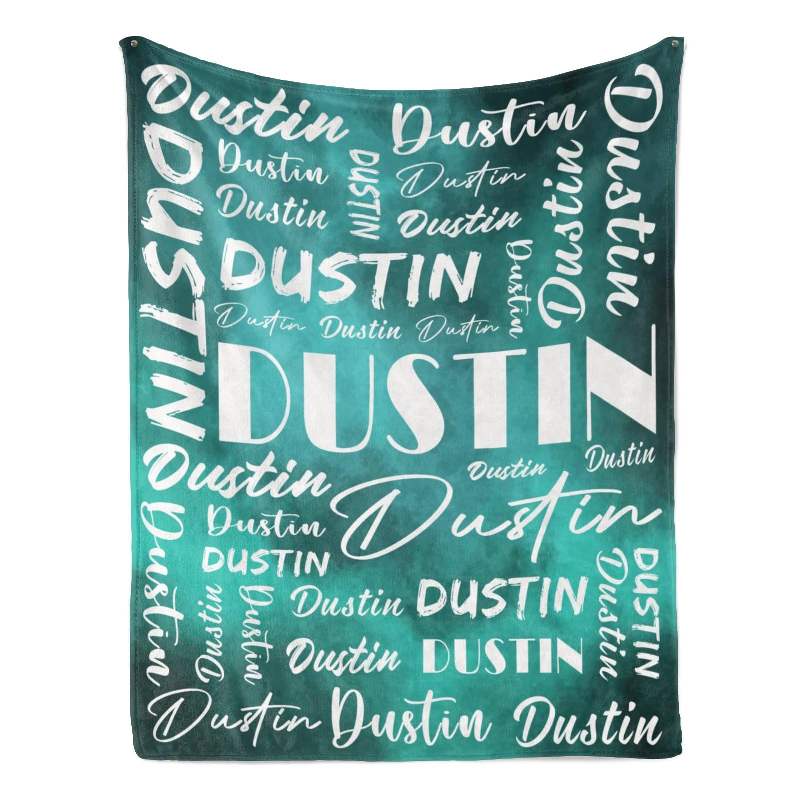 JOYXBUY Name Blanket Personalized Name Blanket Customized Blanket with Name Text for Adult Kid Birthday Christmas Mothers Fathers Valentines Day Gift