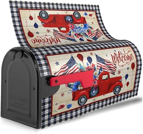 Miniatura 88 de Winter Cardinal Birds - Funda magnética para buzón, tamaño estándar de 25.5 x 21 pulgadas, diseño de pájaros rojos navideños para buzón