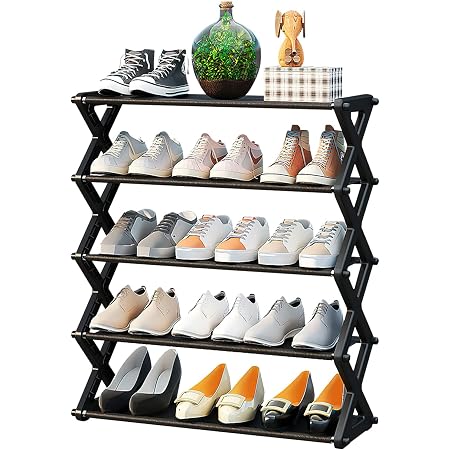 MUZENS Estante Zapatero 5 Niveles 98 X 30 X 90 Cm Organizador De muzens-estante-zapatero-5-niveles-98-x-30-x-90-cm-organizador-de