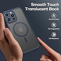 Vista 292 de ImpactStrong Magnetic Guard Designed for iPhone 14 Pro Max Case [Camera Protection] [Military Grade Drop Tested] [Compatible with MagSafe] Slim Black