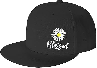 Daisy Blessed Snapback Hats for Men 
