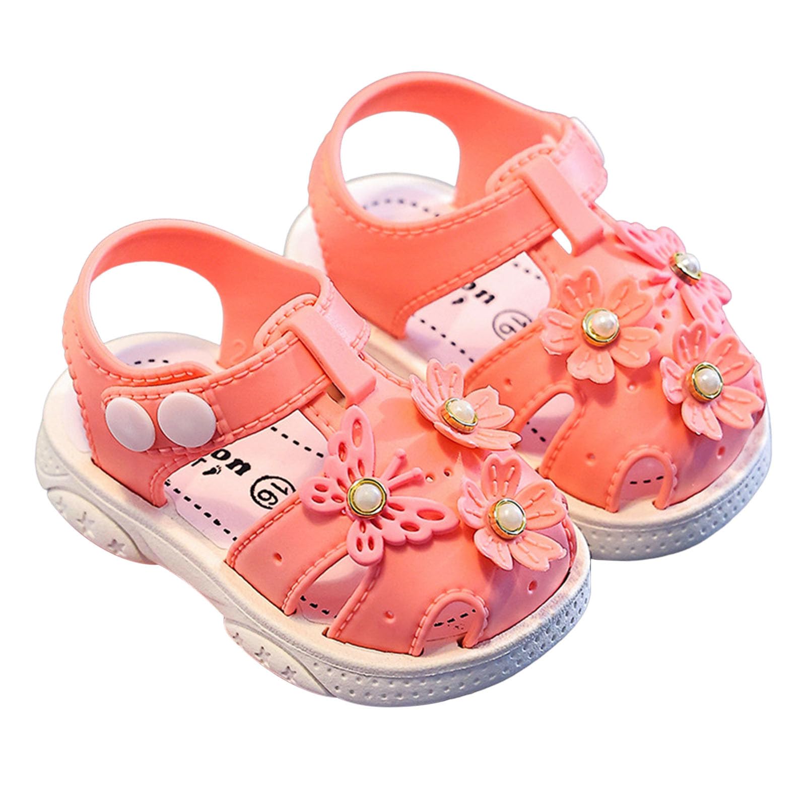 MMRTDJDR Generisch Sandalias para niñas pequeñas de Verano para Jugar al Aire Libre, cómodas y Transpirables, Zapatos para Caminar con Suela