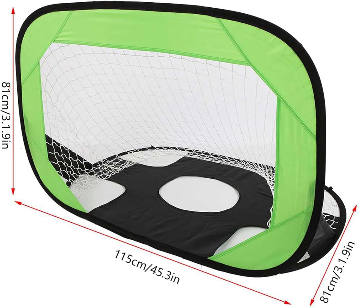 Jonlaki Foldable Soccer Goal Net - Portable DualUse Football Training Target for Kids, Ideal for Indoor and Outdoor Play