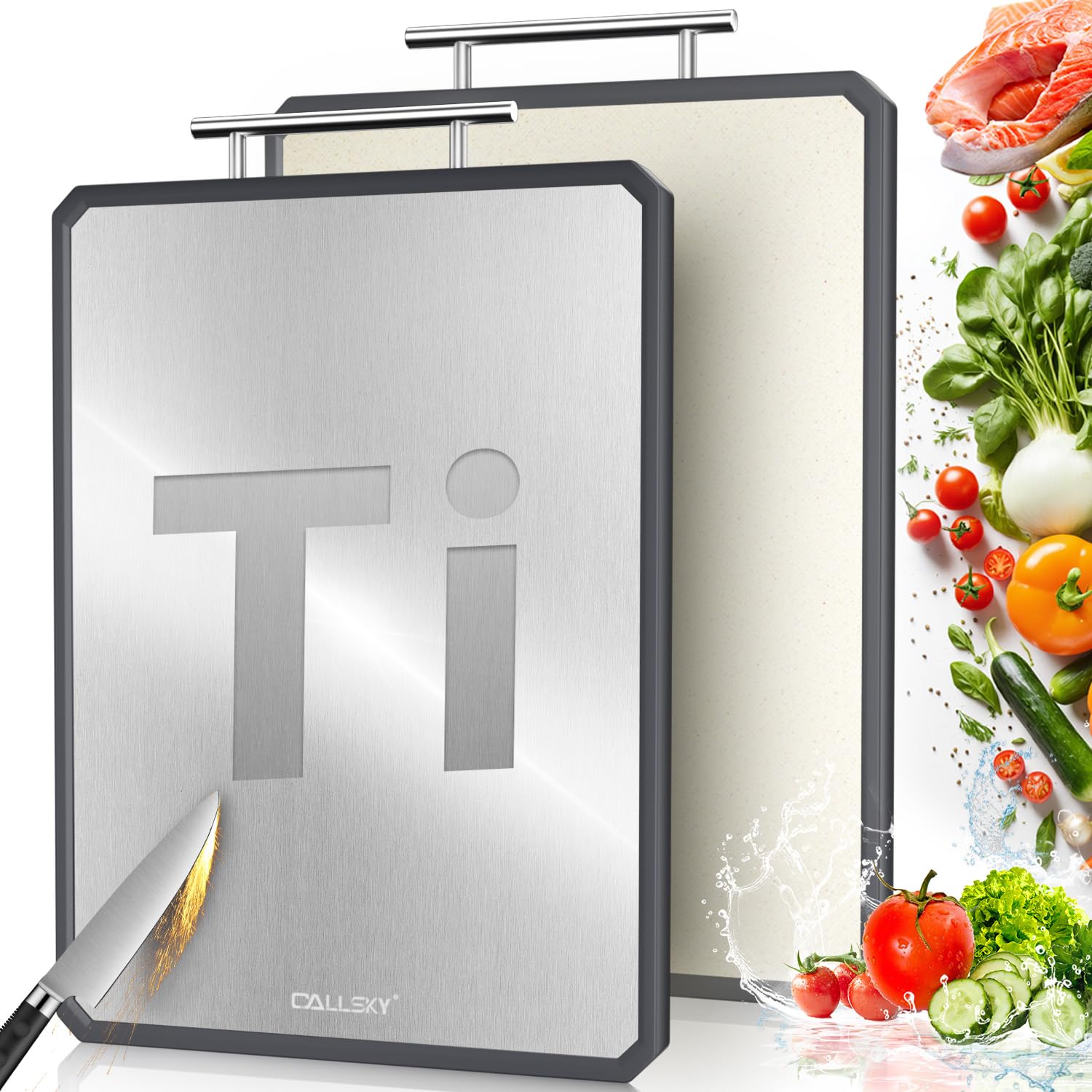 Callsky Titanium Cutting Boards for Kitchen