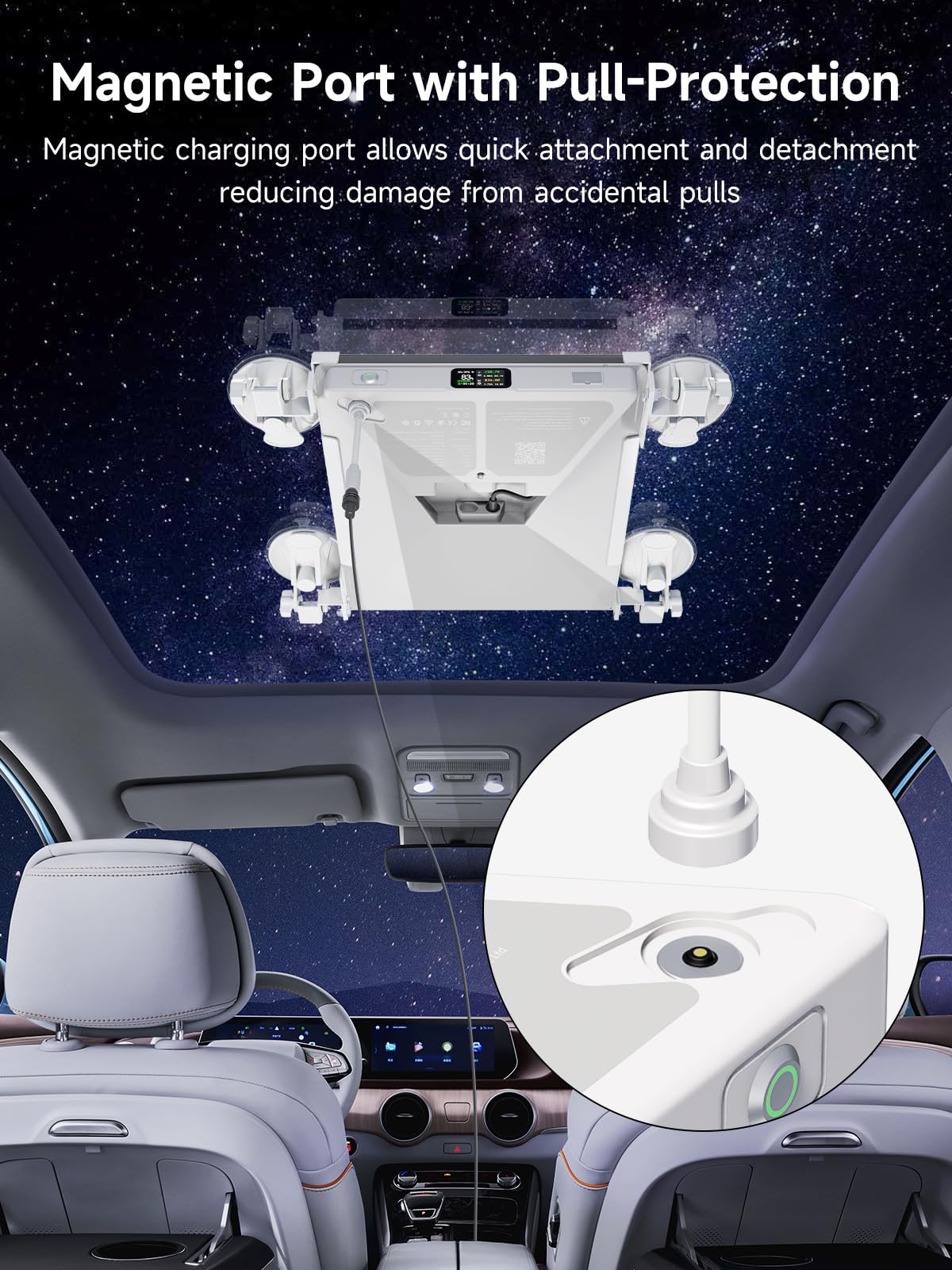 Starlink Mini Battery Pack LinkPower 2, batteria esterna da 99 Wh per Starlink Mini, durata di 5 ore, supporta bypass, ingresso di ricarica DC/Magnetic DC/USB-C, uscita di scarico USB-C