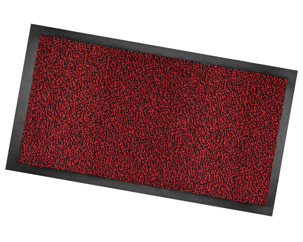 emmevi Zerbino Asciugapassi Antiscivolo Antinciampo Tessitura Morbida Retro Gommato Varie Misure 100% Made in Italy MOD.Texas 90X120 Bordeaux