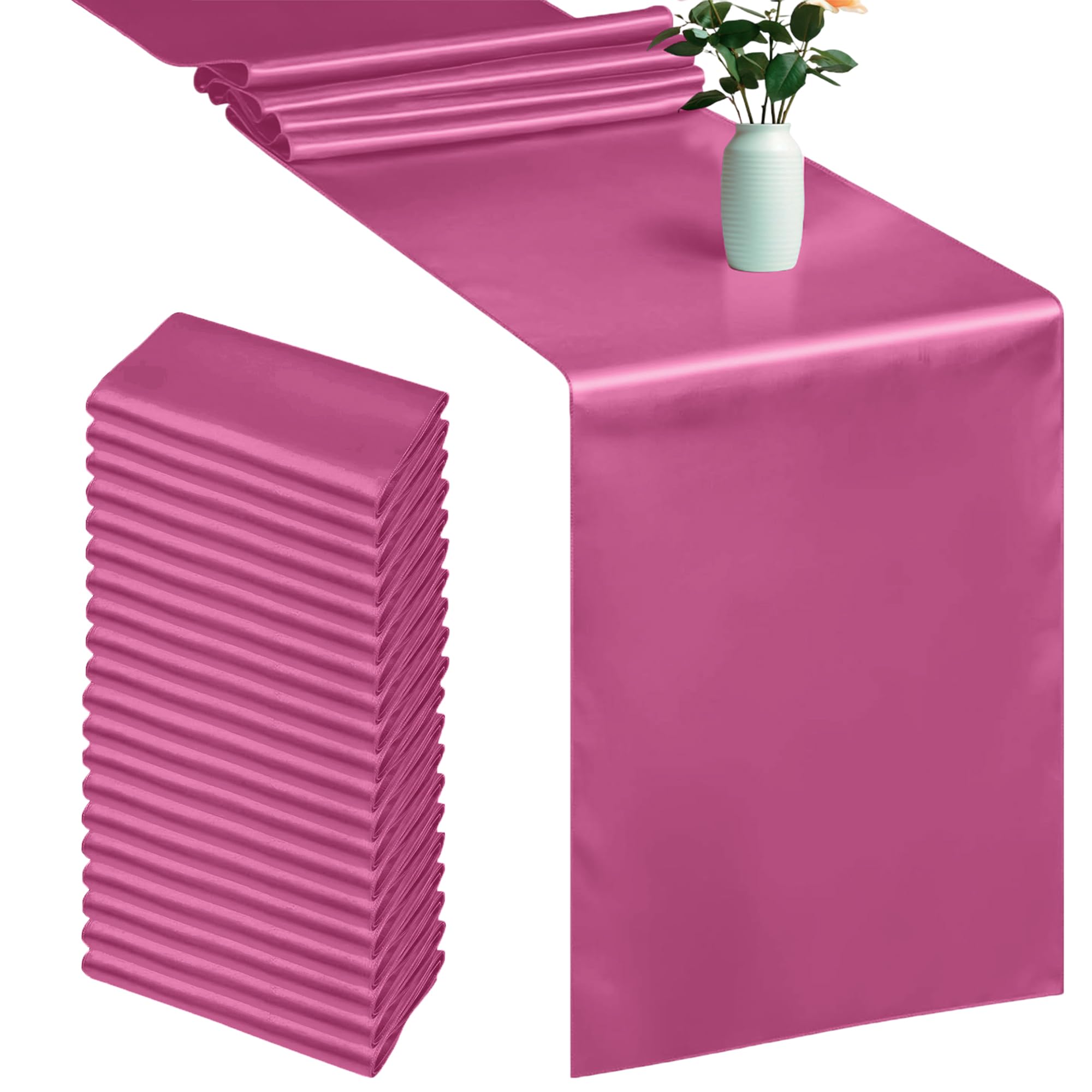 Trimming Shop Fuchsia Pink Table Runner, 11 x 108 Inch (Pack of 20)