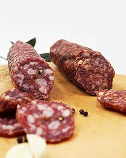 Fortuna's Sweet Sopressata Salami - Nitrate and Gluten Free, Dry Cured N...