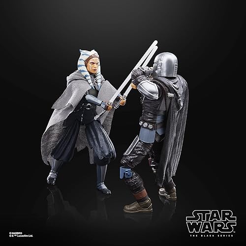 Miniatura 4 de STAR WARS The Black Series The Mandalorian, Ahsoka Tano & Grogu - Figura de acción coleccionable de 6 pulgadas, paquete de 3, juguetes para niños de