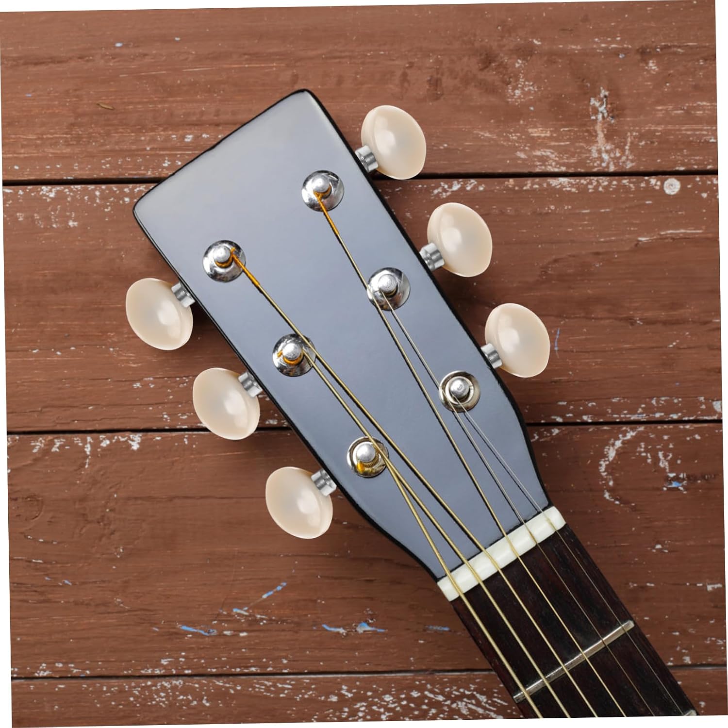 6pcs Guitar Tuner Pegs Folk Guitar Tuning Pegs Tuning Keys Accessories for Beginners