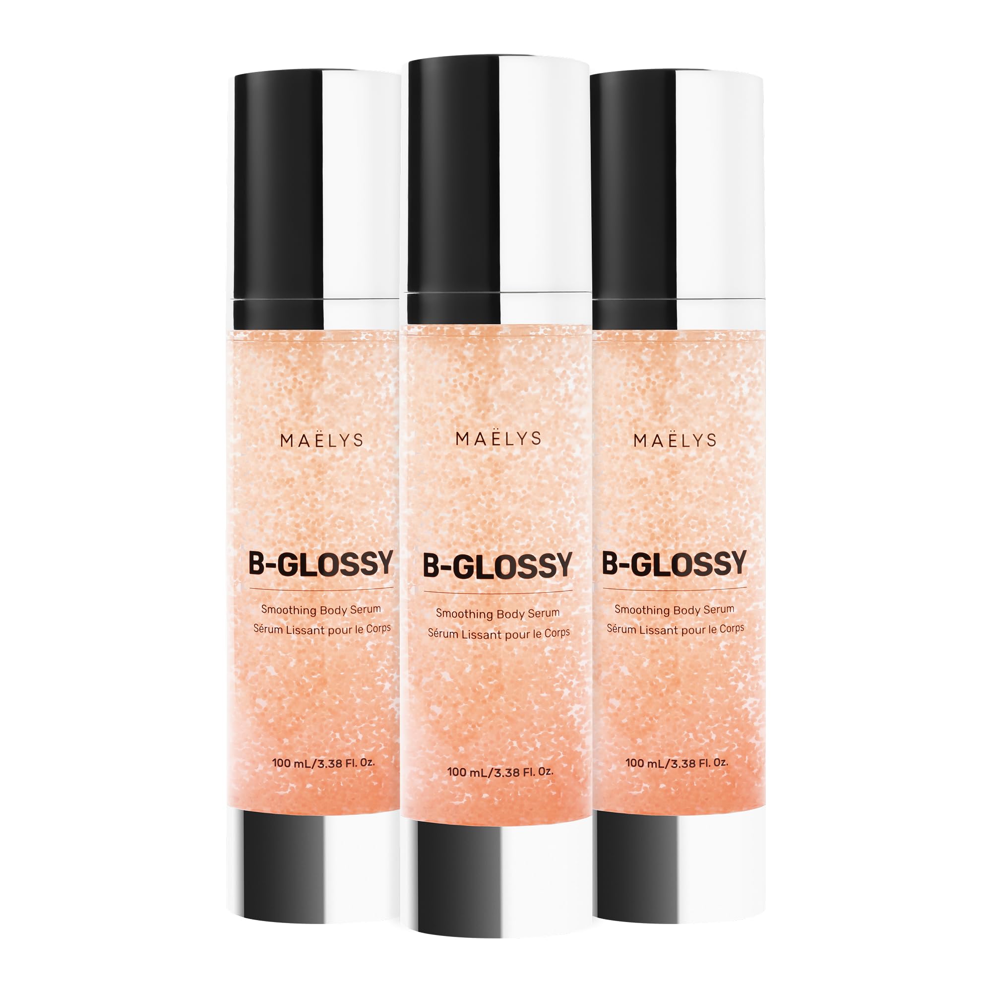 MAËLYS Sérum Corporal de Ácido Hialurônico e Peptídeos, 300 mL (3 frascos)
