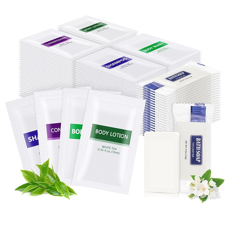 Kit de Higiene e Cuidados Corporais HQSLsund com 100 Unidades