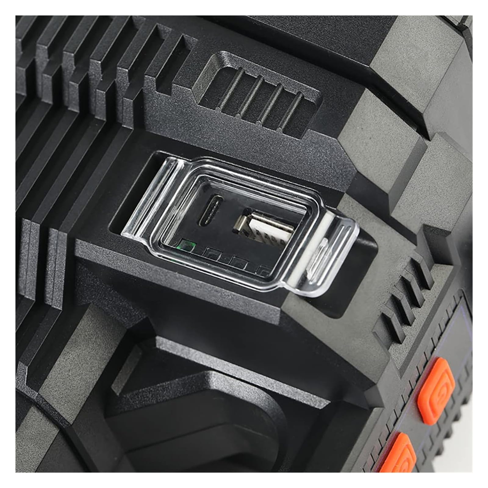 Torcia ricaricabile con riflettore Faro impermeabile a lunga durata | 3 modalità di illuminazione e maniglia, for escursioni di emergenza, campeggio, pesca, nautica