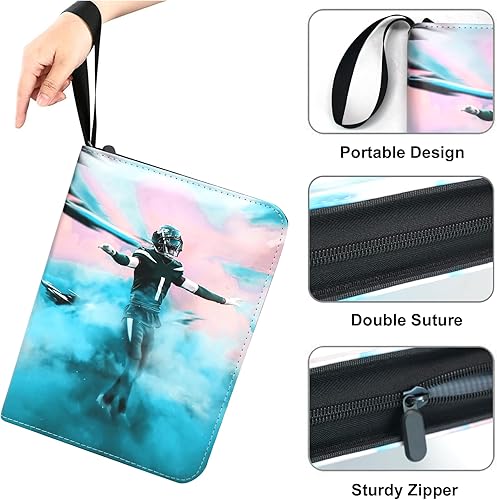 Miniatura 4 de Carpeta de tarjetas de baloncesto de la NBA de 400 bolsillos, regalos para coleccionistas de tarjetas coleccionables de baloncesto, bolsa de