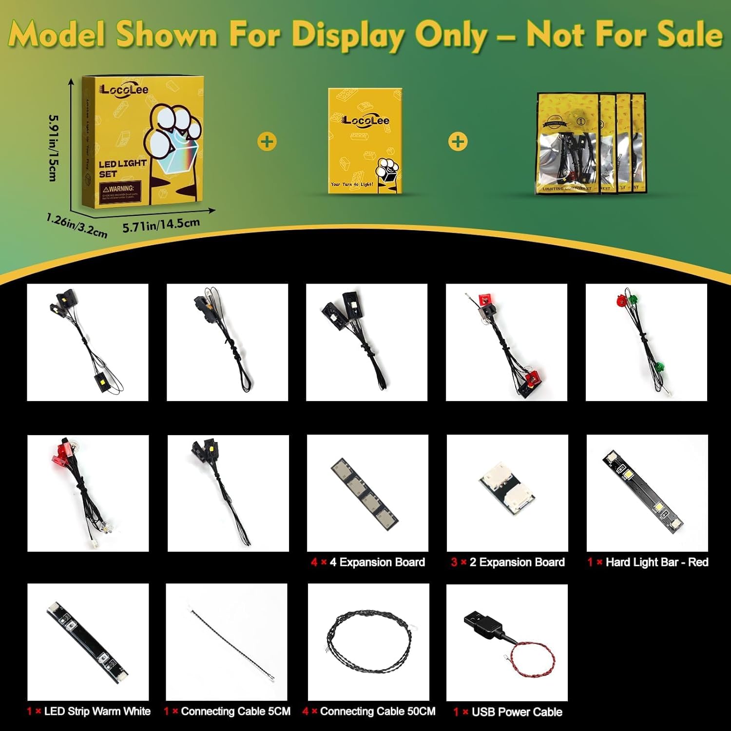 Light kit Compatible with Lego Stranger Things The Creel House 11370 - No Model Only Lights, LED Lighting Accessories Compatible with Lego 11370 Creel House (Standard Version)