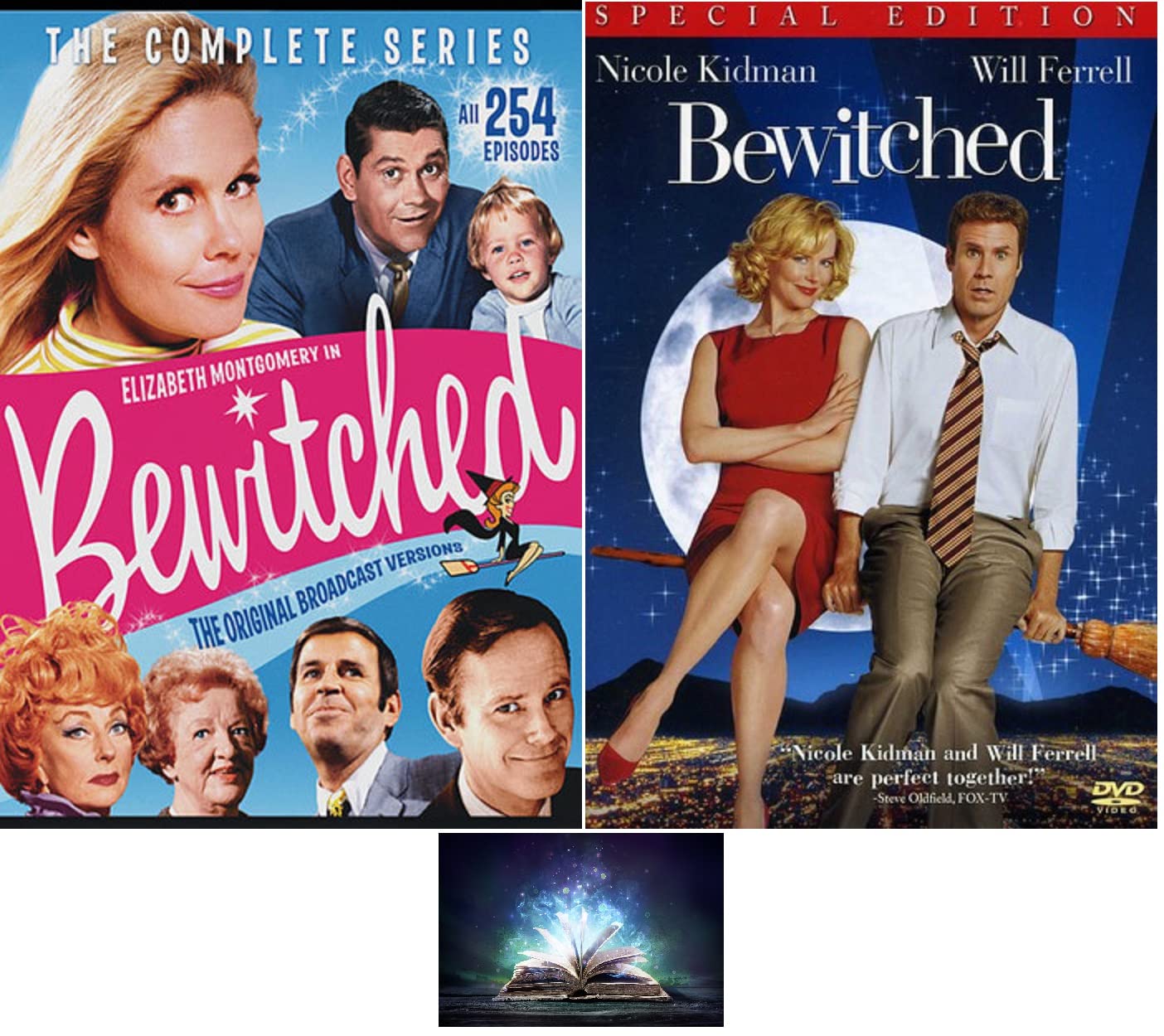 Bewitched Complete Series & Bewitched Movie 23 DVD Set 254 Episodes Includes Spell Book Art Card