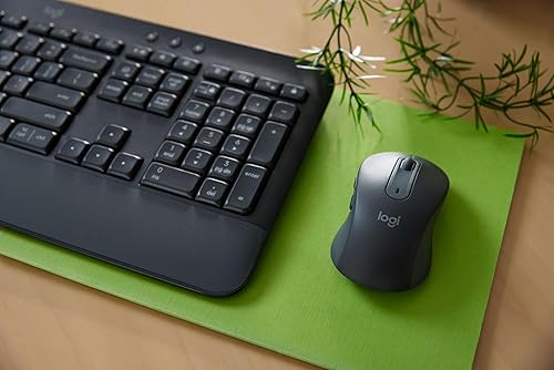Vista 37 de Logitech Signature K650 Comfort - Teclado inalámbrico de tamaño completo con reposamuñecas, Bluetooth BLE o receptor USB Logi Bolt, teclas