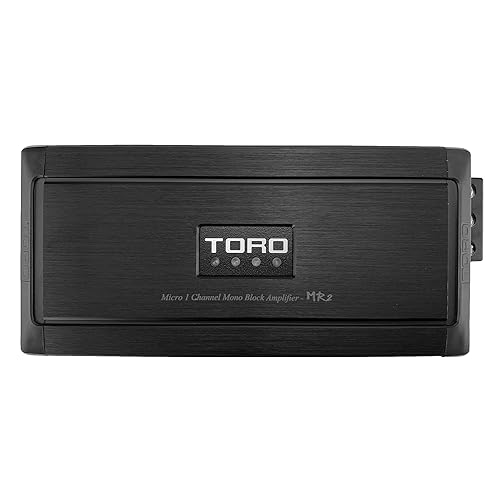 Miniatura 9 de TORO TECH MR2, 1000 vatios máx. - 500 vatios x 1 RMS 1 estable de tamaño micro monobloque amplificador de coche calidad de sonido Diseño de clase D,