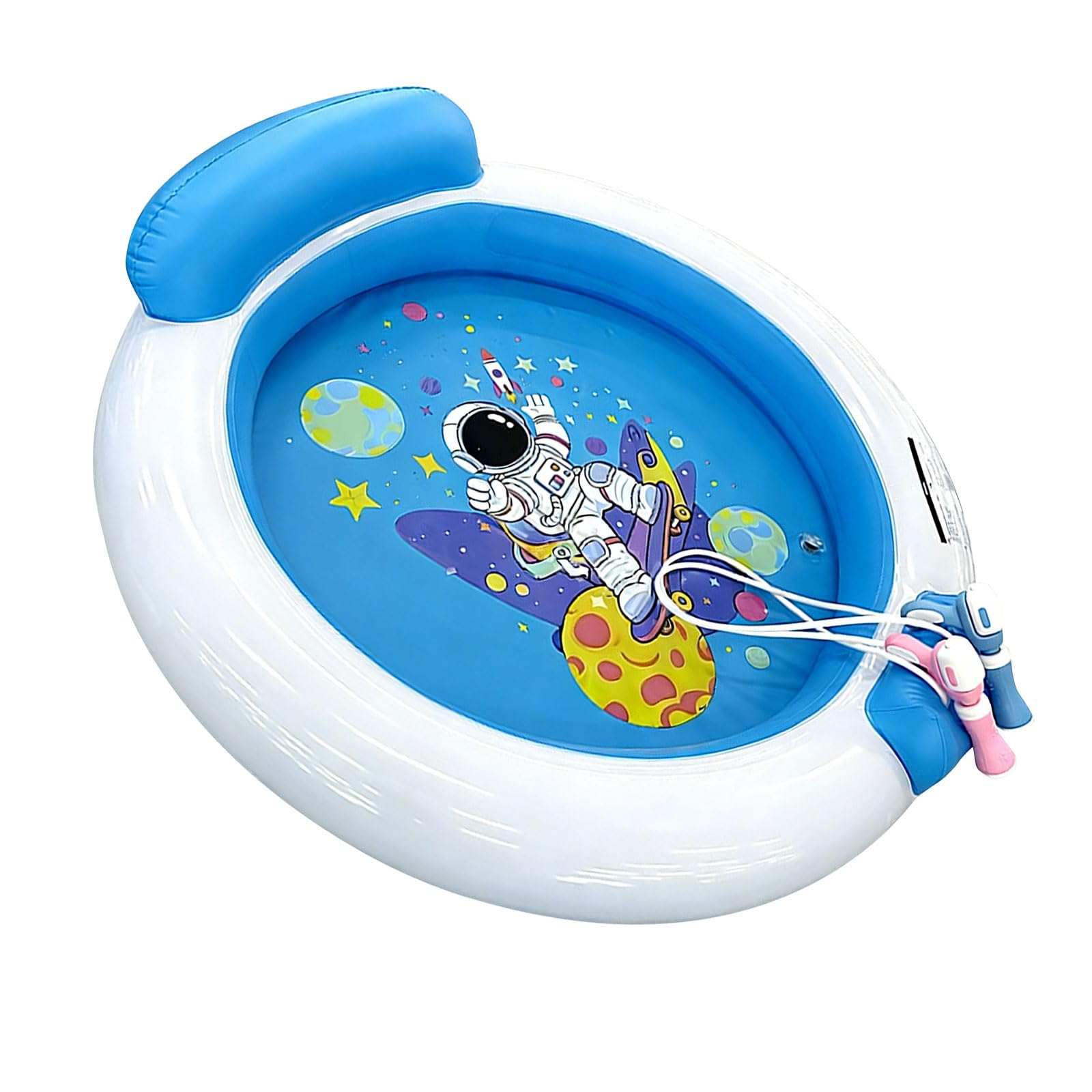 Large Swimming Pool Reinforced PVC Perfect Sunny Weather Enjoyment Quick Inflate Baby Pool