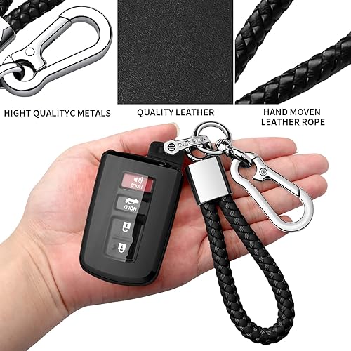 Miniatura 6 de Autophone Funda compatible con llavero Toyota con llavero, TPU suave de alta calidad con protección de 360 grados para llave inteligente Tacoma