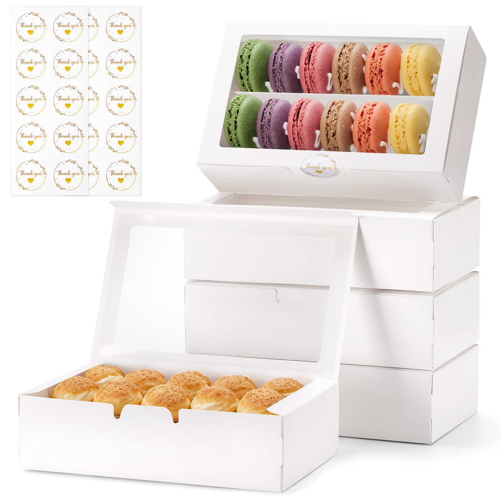 YODYZJ 20-Pack Macaron Boxes