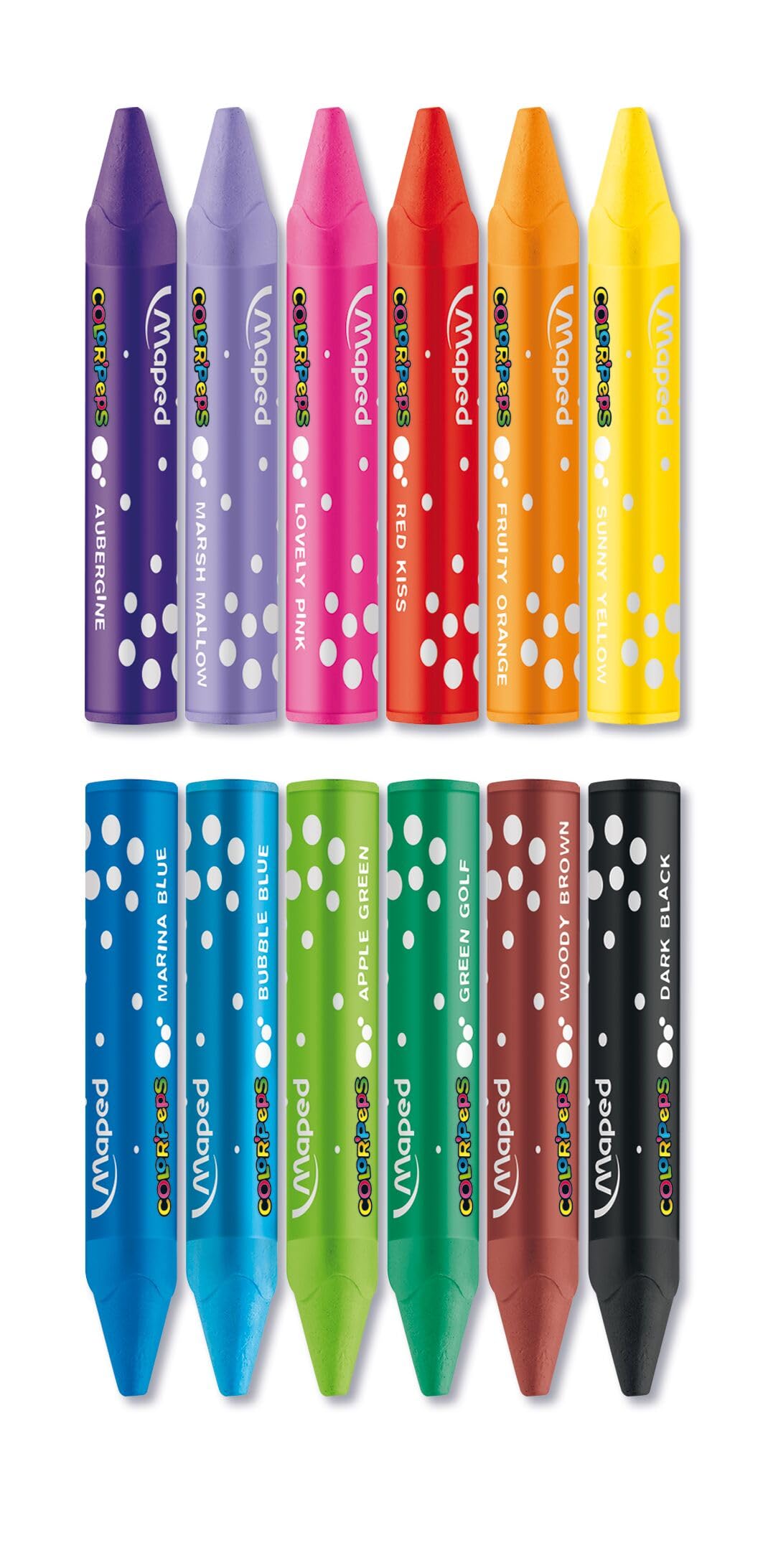 Color Peps 864010 - Pack de 12 lápices ceras