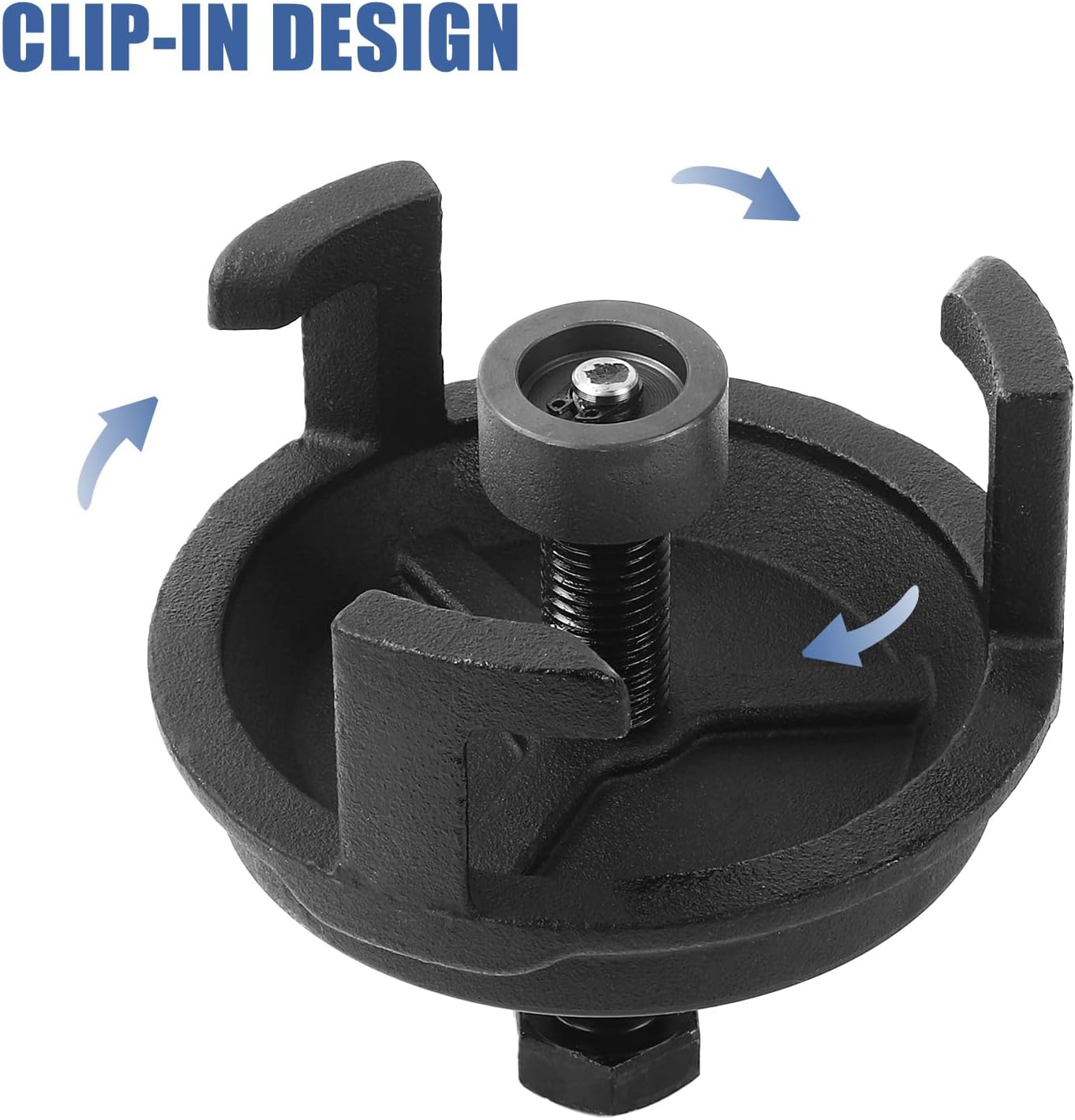LS Harmonic Balancer Mounting Puller Pulley Tool 25264 Compatible with GM Jeep Chrysler Dodge,Engine: 5.3L, 5.7 LS1, 6.0 LS2, 6.2 LS3, 7.0L Crank Pulley Puller, Remove LS Balancer Without Tapped