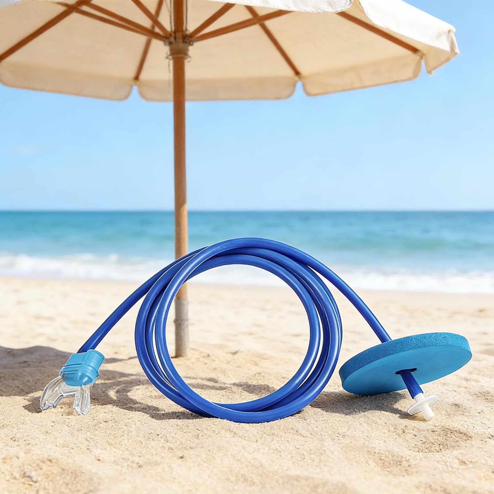 Snorkel Tube Foldable Mouthpiece for Breathing, Silicone