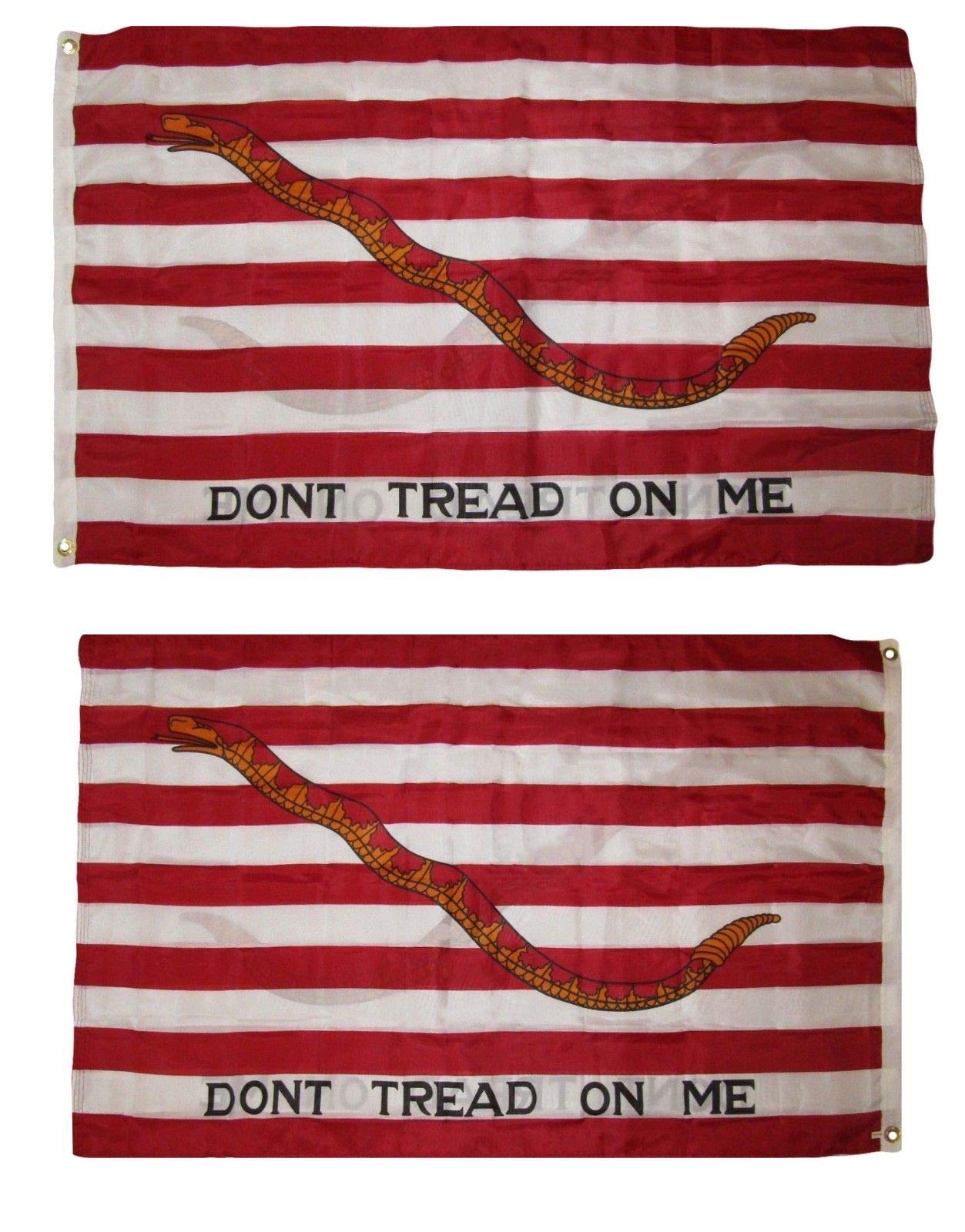 Aazon.co : 1st Navy Jack - Dont tread on e Flag - 3ft x 5ft Nylon Aazon.co : 1st Navy Jack - Dont tread on e Flag - 3ft x 5ft Nylon