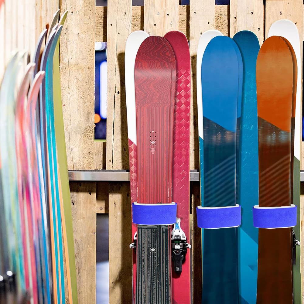 1 connettore per punte da sci per bambini, 2 fasce da sci, fasce di fissaggio per sci, accessori per sci e snowboard, per bambini