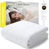 Electric Blanket - Fully Fitted Mattress Cover With Elastic Straps - Premium Fleece Easy Fit Heated Blanket - Detachable Controller & Machine Washable - Single - 90x190cm