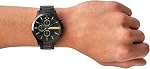 A|X ARMANI EXCHANGE Chronograph Montre en acier inoxydable noir (modèle : AX2164) pour homme