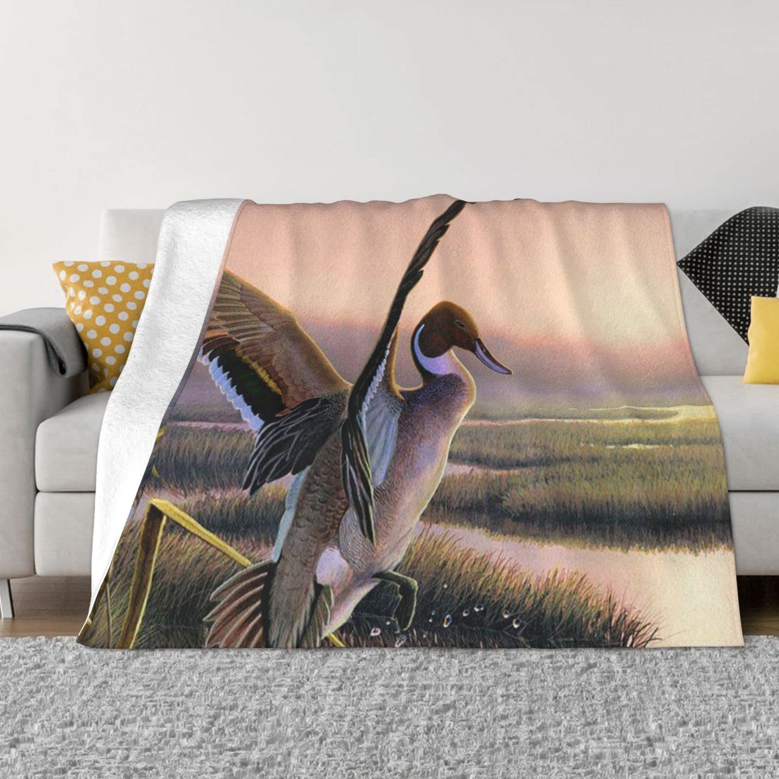 Couverture de chasse flanelle pour des soirées cocooning sur le canapé