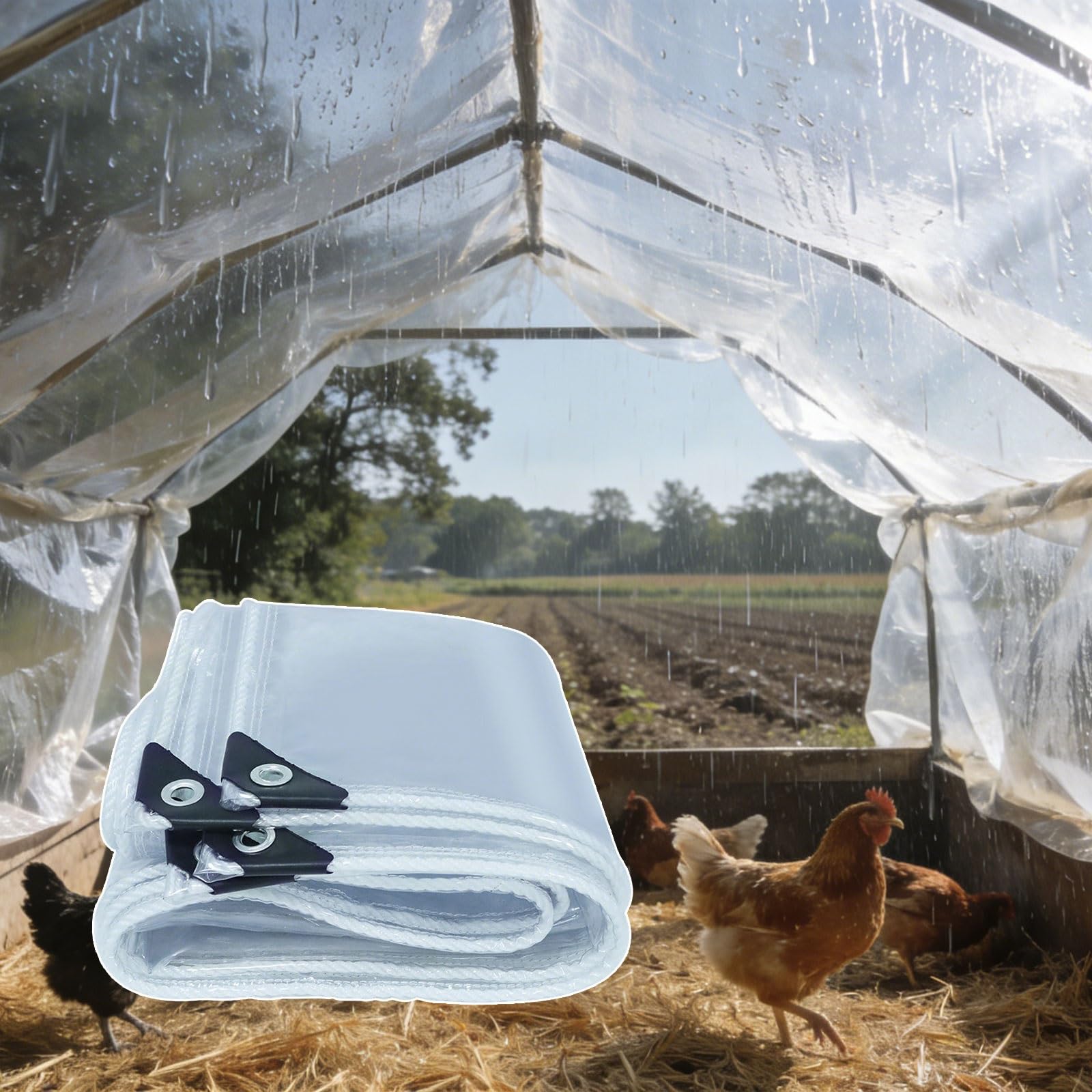 Bâches transparentes imperméables pour abriter la terrasse et profiter du jardin en hiver
