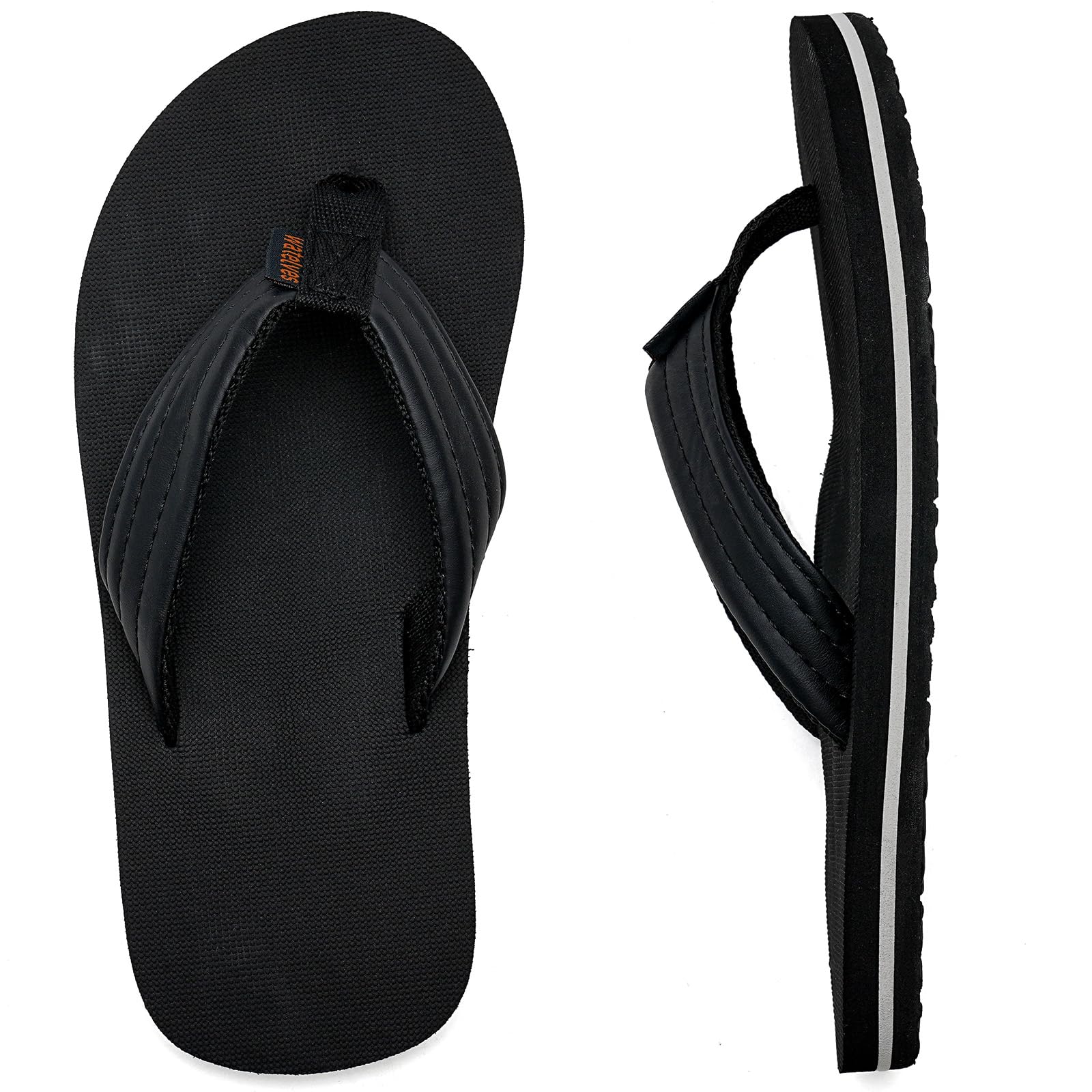 WateLves Kids Flip Flops Boys Girls Sandals Youth Big Kid Summer Slip on Thong Slide Sandals for Beach Pool Shower Little/Big Kid