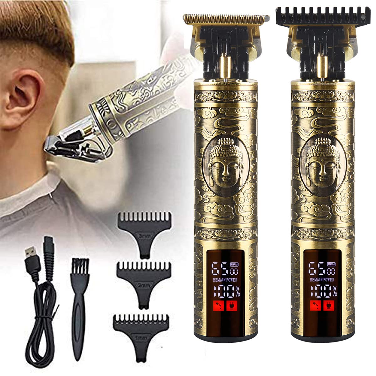Amazon.co.jp: プロフェッショナルヘアクリッパー 男性用 電動ヘア