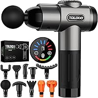 Vista 1 de Pistola para masajes Toloco–T11 Pro, de mano, para tejido muscular profundo, masajeador corporal deportivo, taladro portátil, motor de escobillas