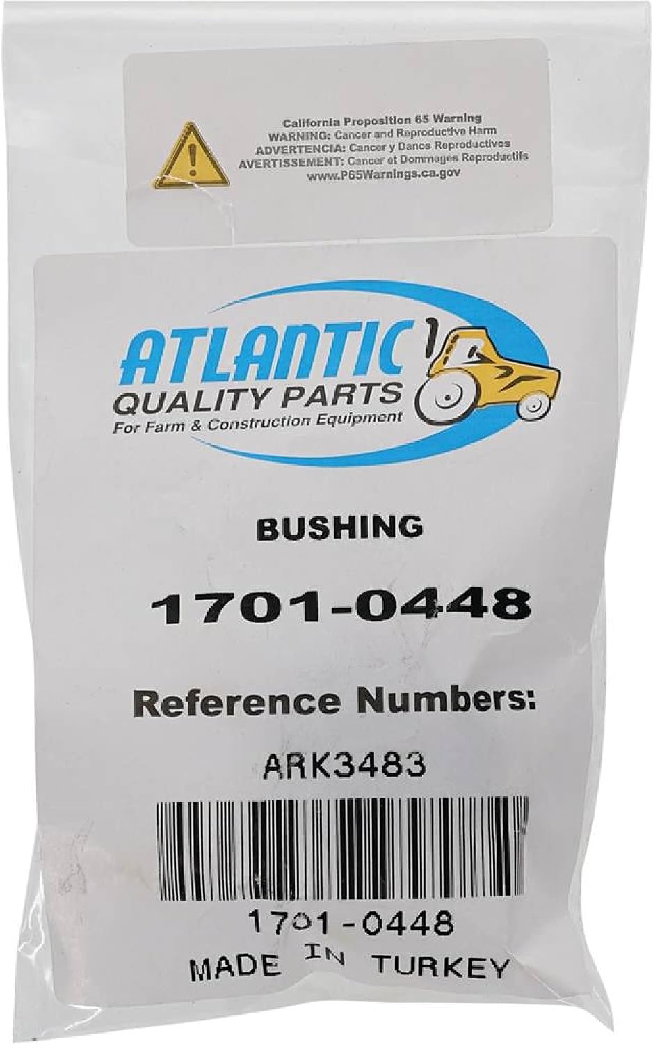 Complete Tractor 1701-0448 Bushing Compatible With/Replacement For Case 75XT, 85XT, 90XT, 95XT and 1840 278365A1 11.5mm Inner diameter, 26.90mm Length, 31.75mm Outer Diameter