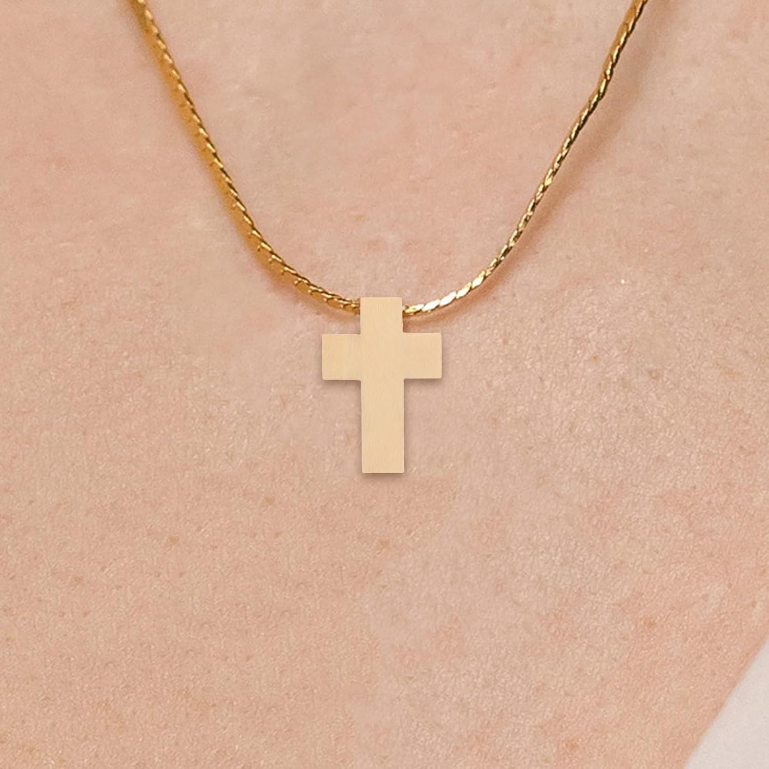 Mini Wooden Cross Ornaments Unfinished Small Wood Cross Beads for Crafts Jewelry Making DIY Pendant Charms 0.9X0.63 Inch Natural Log Wood - Image 9