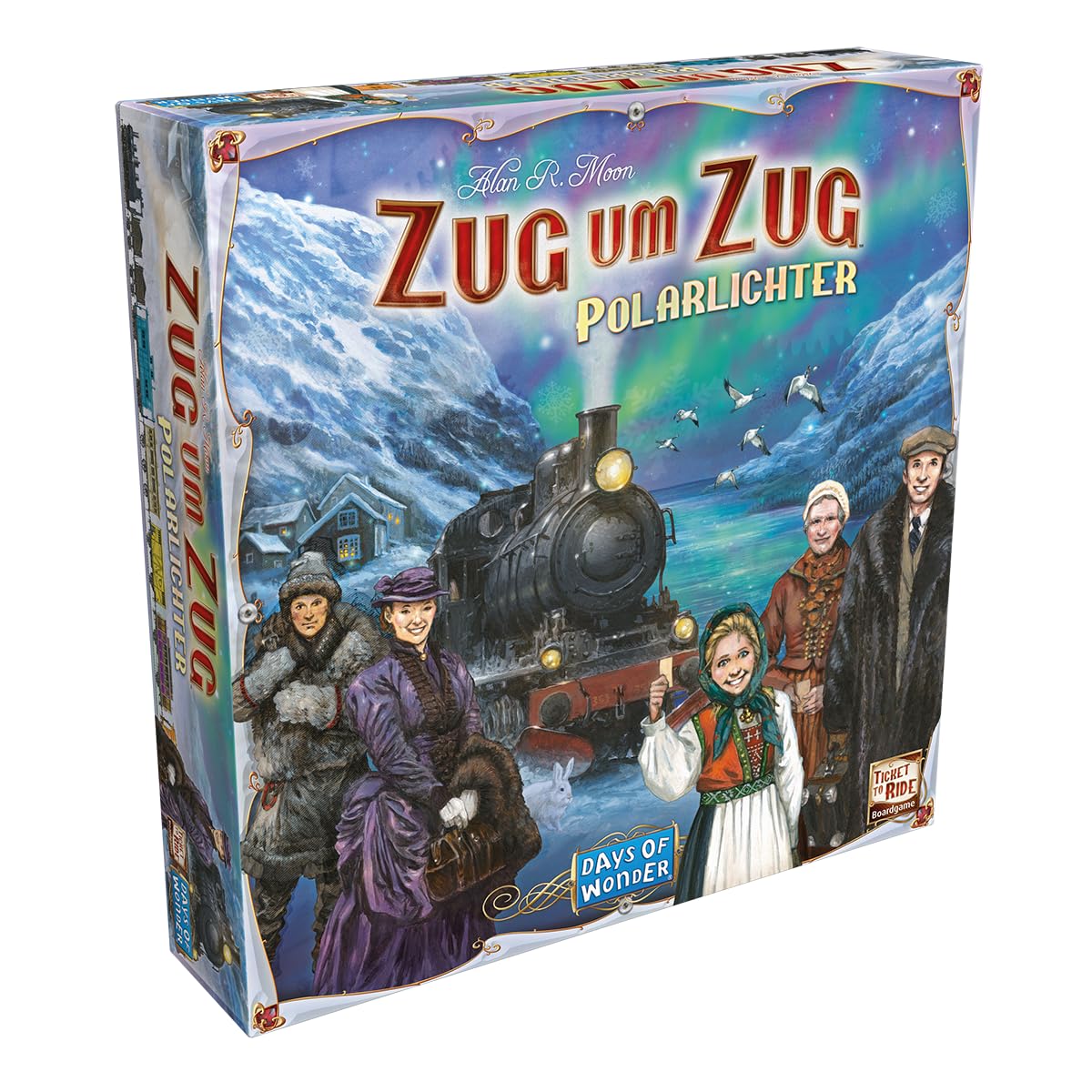 Days of Wonder, Treno per treno: luci polari, gioco di famiglia, 2-5 giocatori, 8+ anni, 30-60 minuti, tedesco