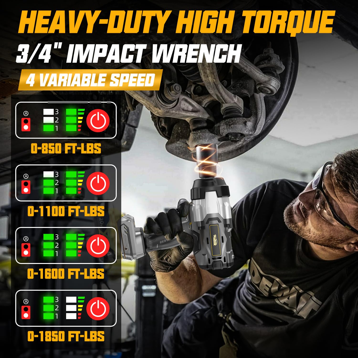 Milwaukee Electric - M18 Fuel 1/2 HIGH Torque Impact Wrench W/FRICTI product image 15