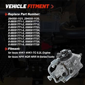 ゆん Fuel Injection Pump 294000-1120 8-98081771-0 294000-1125 for