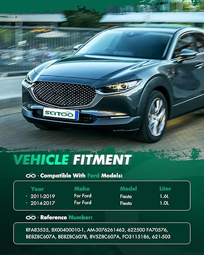 Vista 14 de SCITOO Ventilador de radiador 622840 compatible con Chevrolet Sonic 2012-2017