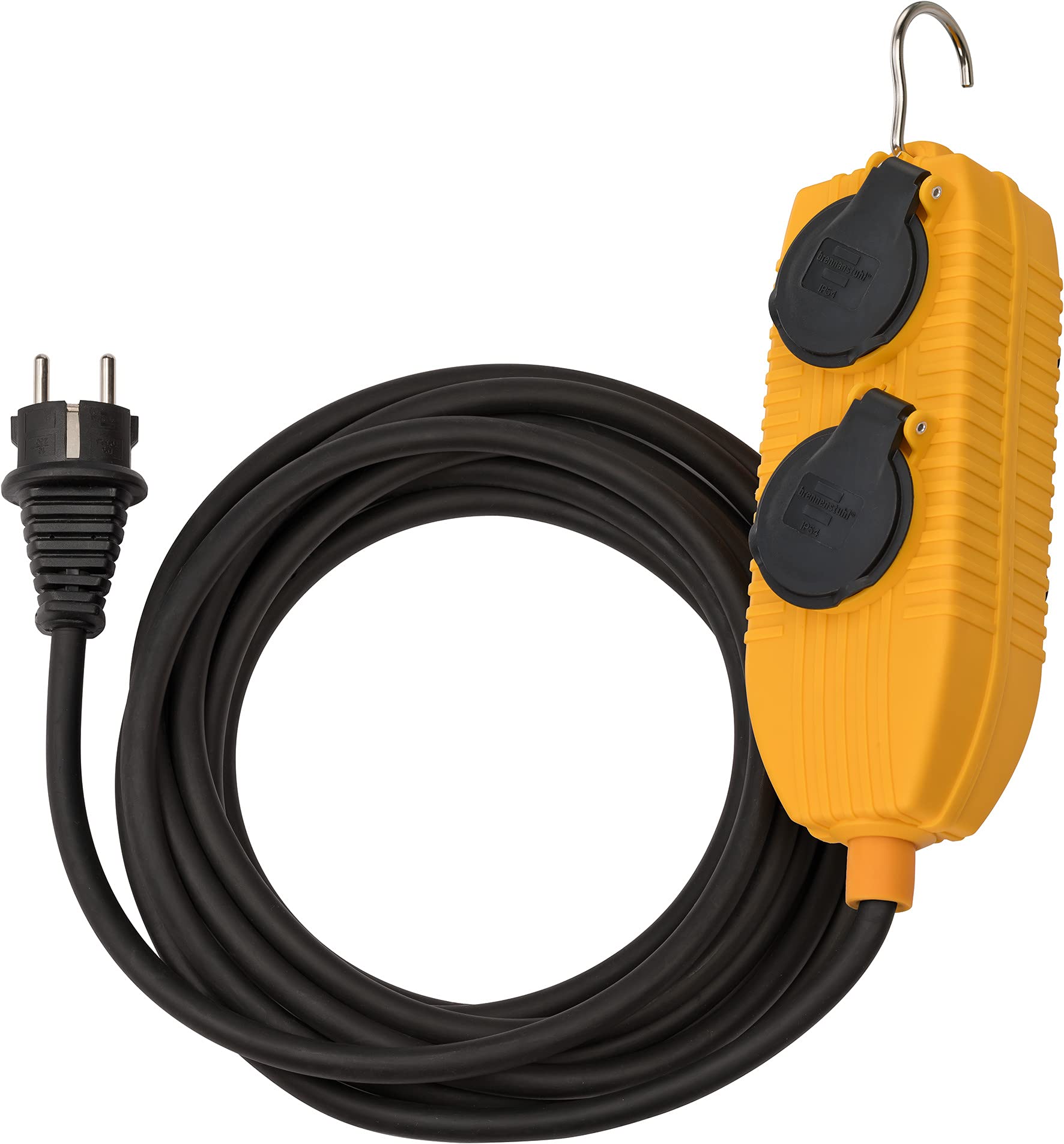 Brennenstuhl Przedluzacz z Powerblock IP54 (4-krotne przedluzenie na zewnatrz, rozdzielacz zewnetrzny z kablem 10m)