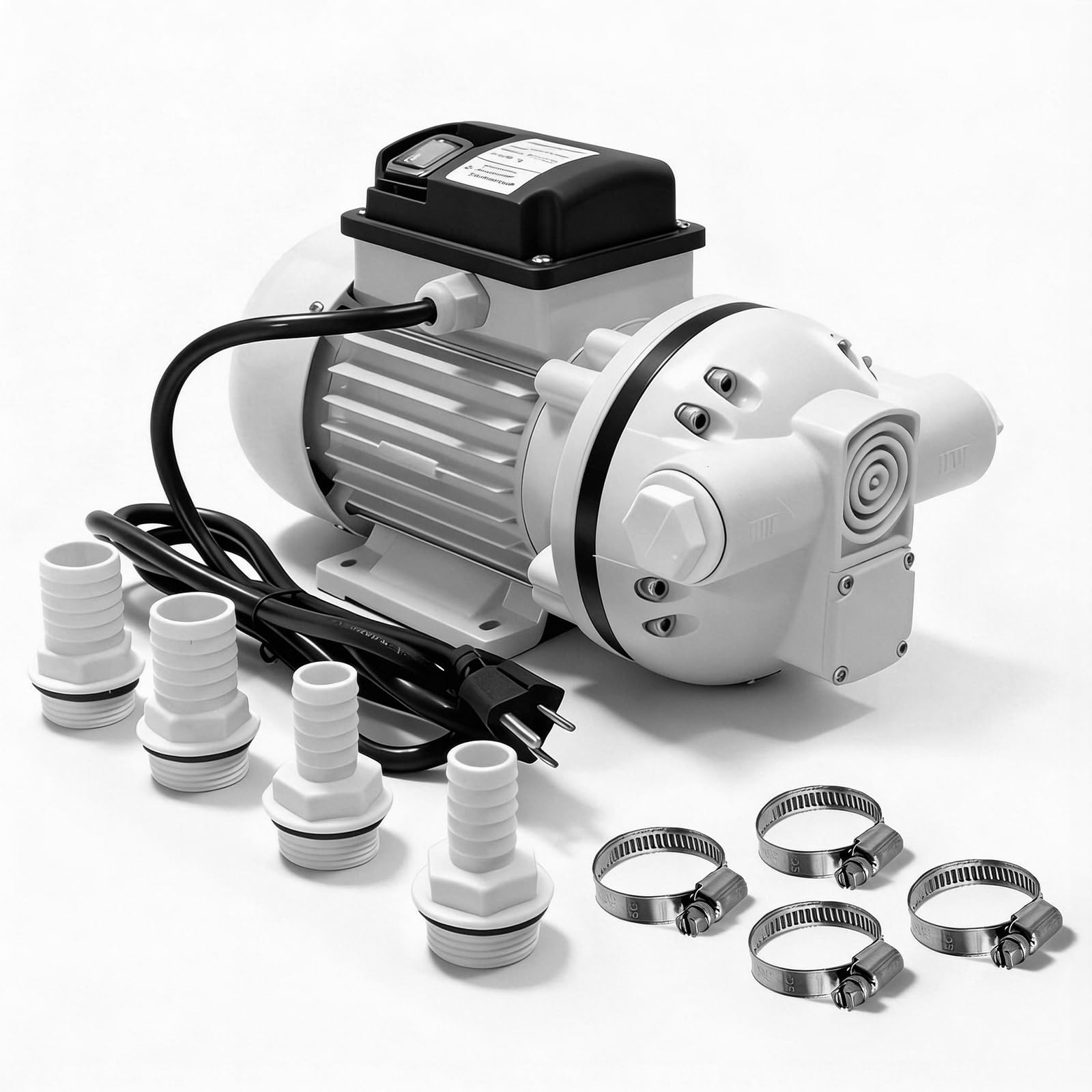 Photo 1 of AC 110V-120V Diesel Exhaust Fluid Transfer Pump Self-Priming Electric Diaphragm DEF Pump for Urea, Oil, Water & Irrigation.Diaphragm Pumps with 400W, 10.6 GPM, 36ft Lift?White?