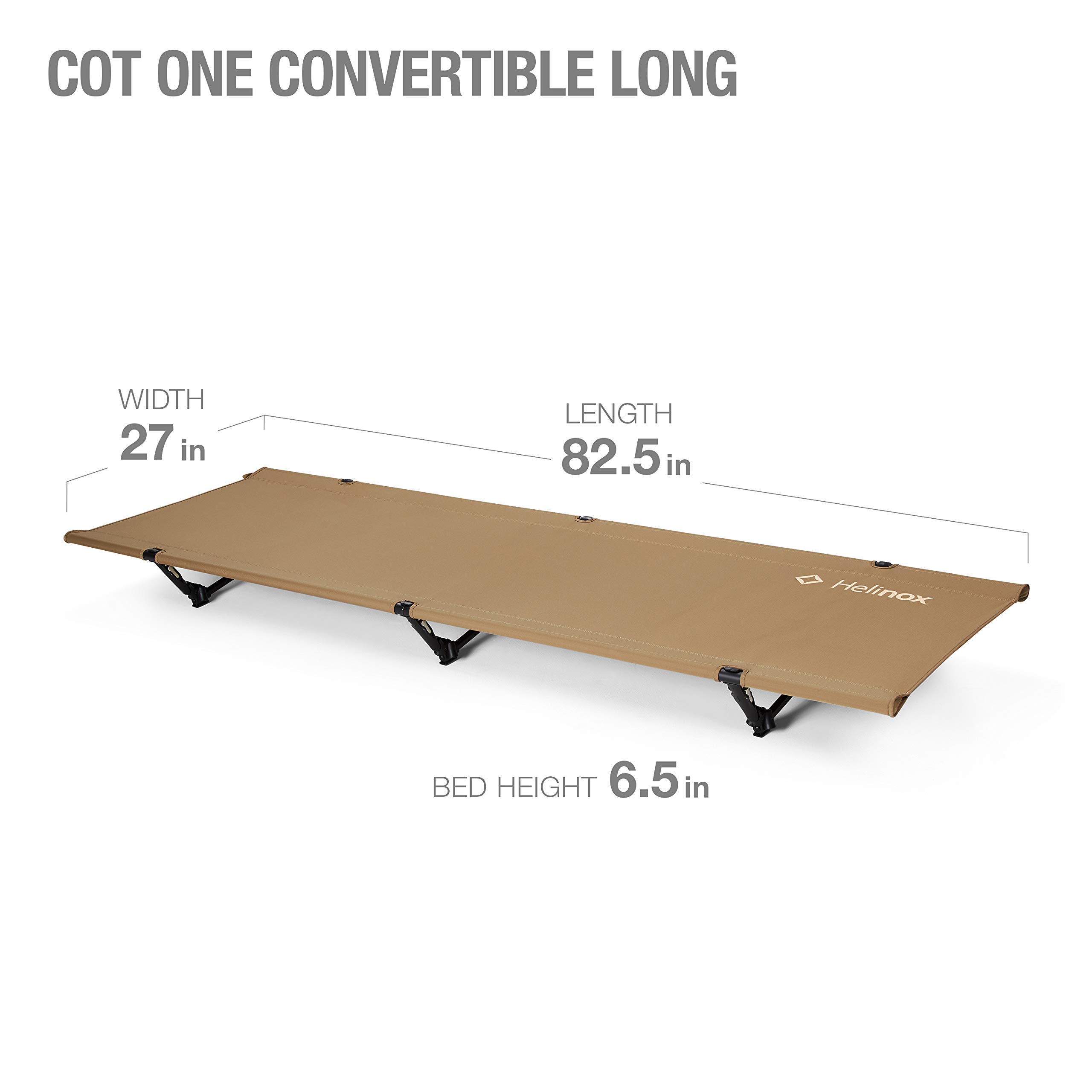 Amazon.com: Helinox Cot One 輕量輕巧可折疊便攜式露營床長款土